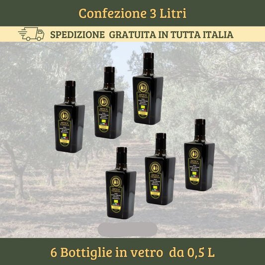 Confezione 3 Litri - in Bottiglie 50 cl - Raccolta 2025